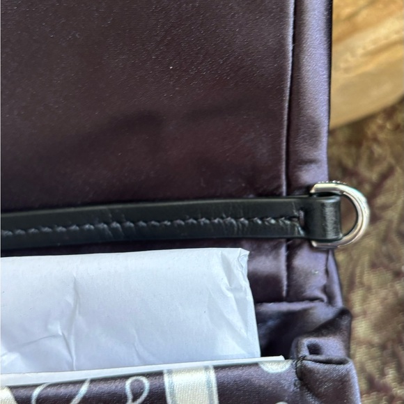 Authentic KATE SPADE Satin/Crystals bandana clutch/Shoulder bag - Picture 6 of 16